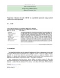 Numerical evaluation of mode I/II SIF of quasi-brittle materials using cracked semi-circular bend specimen