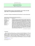 Numerical method to measure velocity integration, stroke volume and cardiac output while rest: using 2D fluid-solid interaction model