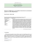 Friction stir welding process: An investigation of microstructure and mechanical properties of Al Alloy AlMg4.5Mn joint