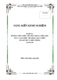 SKKN: Sử dụng kiến thức liên môn trong giảng dạy bài 5: Cách thức vận động,  phát triển của sự vật, hiện tượng (GDCD 10)