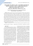 Tích hợp ứng dụng Ales - Gis trong đánh giá thích nghi đất nông nghiệp hỗ trợ quy hoạch sử dụng đất cấp xã - trường hợp điển hình ở Gia Lai