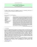 The effect of green supply chain management practices on sustainability performance in Vietnamese construction materials manufacturing enterprises