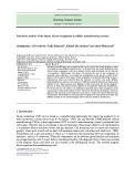 Sensitivity analysis of the impact of part assignment in cellular manufacturing systems