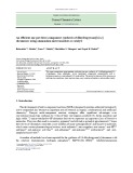 An efficient one pot three-component synthesis of dihydropyrano[3,2-c] chromenes using ammonium metavanadate as catalyst