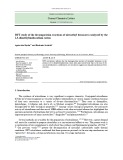 DFT study of the decomposition reactions of nitroethyl benzoates catalyzed by the 1,3-dimethylimidazolium cation