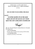 Báo cáo phân tích xu hướng công nghệ: Xu hướng nghiên cứu và ứng dụng mạng lưới kết nối vạn vật (iot) trong quan trắc chất lượng nước và không khí
