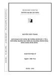 Luận văn Thạc sĩ Kiến trúc: Quy hoạch xây dựng hệ thống chăm sóc y tế & đời sống người cao tuổi các xã nông thôn vùng đồng bằng Sông Hồng