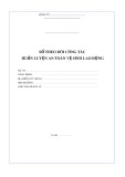 Mẫu Sổ theo dõi công tác huấn luyện an toàn vệ sinh lao động