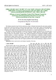 Đánh giá hiệu quả của một số loại thuốc hóa học đối với bệnh nấm hồng (Corticium salmonicolor) gây hại trên cây chanh (Citrus aurantifolia)tại huyện Đức Huệ, tỉnh Long An