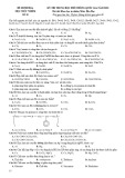 Đề thi minh họa THPT Quốc gia môn Hóa năm 2020 (Mục tiêu 7 điểm) - Đề số 15