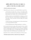 Hướng dẫn về thi công xây dựng và quản lý thi công xây dựng nhà ở