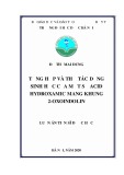 Luận án tiến sĩ Dược học: Tổng hợp và thử tác dụng sinh học của một số acid hydroxamic mang khung 2-oxoindolin