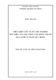 Tóm tắt Luận án tiến sĩ Toán học: Điều kiện cần và đủ cho nghiệm của bài toán cân bằng vecto qua dưới vi phân suy rộng