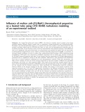 Influence of molten salt-(FLiNaK) thermophysical properties on a heated tube using CFD RANS turbulence modeling  of an experimental testbed