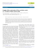 A study of the construction of the correlation matrix of 241Pu(nth,f) isobaric ﬁssion yields