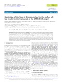 Application of the lines of defence method to the molten salt fast reactor in the framework of the SAMOFAR project