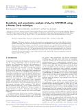 Sensitivity and uncertainty analysis of beff for MYRRHA using a Monte Carlo technique