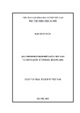 Luận văn Thạc sĩ Lịch sử Việt Nam: Quá trình phân định biển giữa Việt Nam và Trung Quốc ở Vịnh Bắc Bộ (1993-2000)