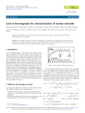 Lock-in thermography for characterization of nuclear materials