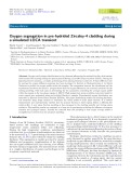 Oxygen segregation in pre-hydrided Zircaloy-4 cladding during a simulated LOCA transient