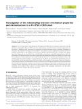 Investigation of the relationships between mechanical properties and microstructure in a Fe-9%Cr ODS steel