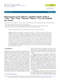 Measurements of the effective cumulative ﬁssion yields of 143Nd, 145Nd, 146Nd, 148Nd and 150Nd for 235U in the PHENIX fast reactor