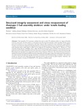 Structural integrity assessment and stress measurement of chasnupp-1 fuel assembly skeleton: under tensile loading condition