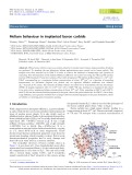 Helium behaviour in implanted boron carbide