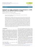 Flexblue® core design: optimisation of fuel poisoning for a soluble boron free core with full or half core refuelling