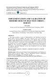 Implementation and validation of memory built in self test (MBIST) - survey