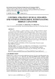 Control strategy of dual fed open-end winding PMSM drive with floating bridge capacitor