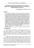 Research on infiltration spread in soil of drip irrigation technique for grape leaves at the water scarce region of Viet Nam