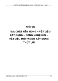 Đặc trưng cơ lý của sét mềm bão hòa nước theo độ sâu trước và sau khi xử lý bằng bấc thấm gia tải trước