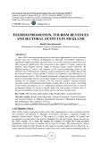 Tourism promotion, tourism revenues and sectoral outputs in Thailand