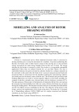 Modelling and analysis of rotor braking system