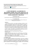 A new heuristic algorithm to determine more than one sequence in permutation flow shop scheduling by using harmonic triangle