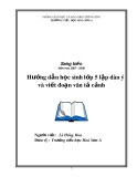 Sáng kiến kinh nghiệm: Hướng dẫn học sinh lớp 5 lập dàn ý và viết đoạn văn tả cảnh