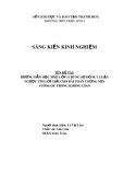 Sáng kiến kinh nghiệm: Rèn luyện kĩ năng giải bài toán chứng minh quan hệ vuông góc trong không gian cho học sinh lớp 11 nhờ sơ đồ tư duy ngược