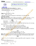 Bài giảng Chuyên đề Vật lý 10 - Chương 6: Chủ đề 3
