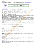 Bài giảng Chuyên đề Vật lý 10 - Chương 2: Chủ đề 3 (Bài tập)