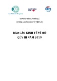 Báo cáo Kinh tế vĩ mô quý III năm 2019