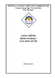 Giáo trình Quản trị mạng 2 - CĐ Nghề Công Nghiệp Hà Nội