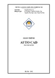 Giáo trình Autocad - CĐ Nghề Công Nghiệp Hà Nội