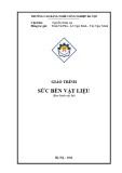 Giáo trình Sức bền vật liệu - CĐ Nghề Công Nghiệp Hà Nội