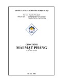 Giáo trình Mài mặt phẳng - CĐ Nghề Công Nghiệp Hà Nội