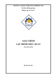 Giáo trình Lập trình trực quan - CĐ Nghề Công Nghiệp Hà Nội