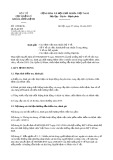 Công văn số 1199/KCB-QLCL&CĐT