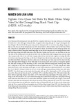 Nghiên cứu lâm sàng: Nghiên cứu quan sát điều trị bệnh nhân nhập viện do hội chứng động mạch vành cấp (MEDI- ACS study)