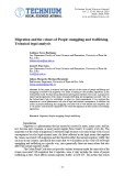 Migration and the crimes of People smuggling and trafficking. Technical-legal analysis