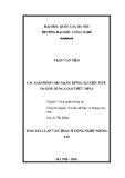 Tóm tắt luận văn Thạc sĩ ngành Công nghệ thông tin: Các giải pháp cho mạng riêng ảo kiểu site-to-site dùng giao thức MPLS